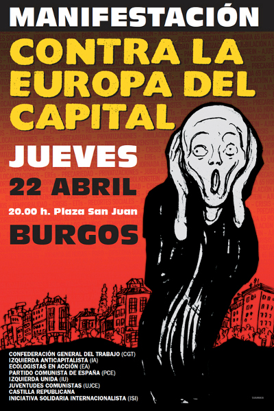 22 DE ABRIL: CONTRA LA EUROPA DEL CAPITAL.