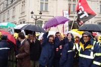 Concentración de trabajador@s de Correos en Burgos