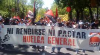 La CGT de Burgos, en Madrid contra los responsables de la crisis