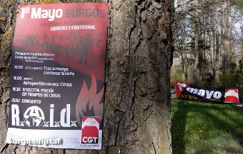 1º de mayo 2012: Burgos, Miranda de Ebro, Aranda de Duero