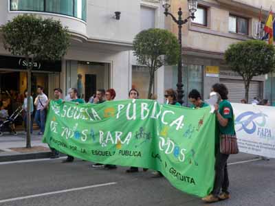 CGT-Enseñanza apoya la Huelga de Madres y Padres del 18-O