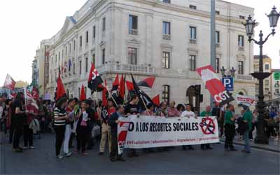 Manifestación en Defensa de la Escuela Pública