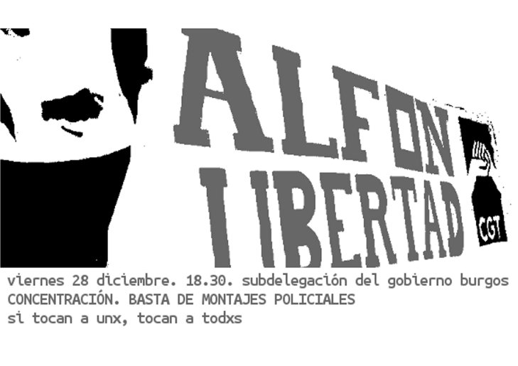 Viernes 28: Concentración «Alfon Libertad»