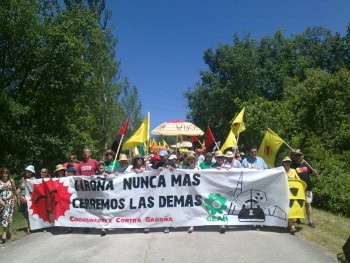 CRONICA 7 DE JULIO DE 2013 Marcha contra Garoña