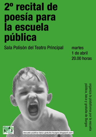 II RECITAL “POESÍA PARA LA ESCUELA PÚBLICA”