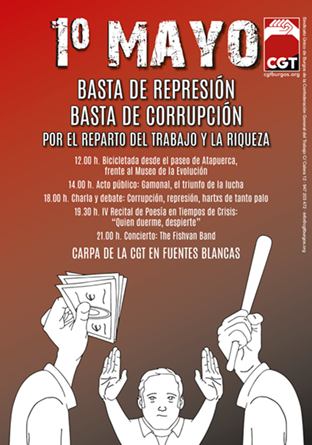 1º de mayo. Basta de represión, basta de corrupción