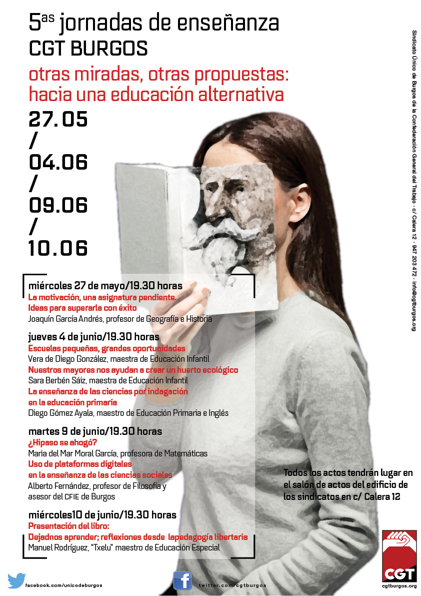 V Jornadas de Educación CGT Bugos