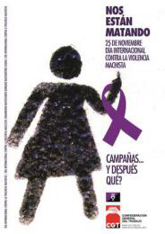 25 de noviembre. Día contra la violencia machista