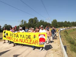 Autobuses desde Miranda a manifestación antinuclear en Vitoria