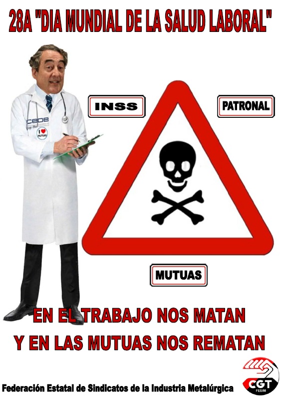 28 DE ABRIL  DIA MUNDIAL DE LA SALUD LABORAL