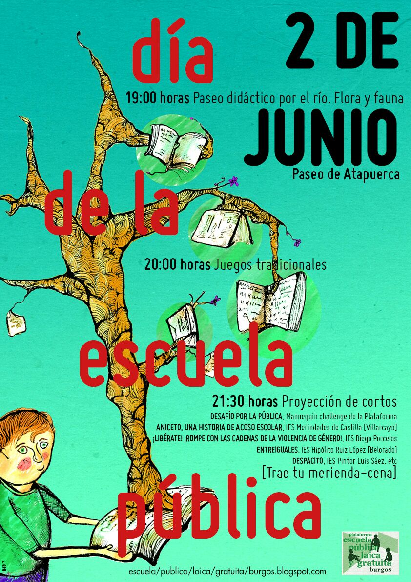 Fiesta de la Escuela Pública en Burgos: 2 de Junio