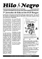 Hilo Negro 238. 7as Jornadas de Educación CGT Burgos