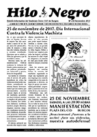 Hilo Negro 239. 25 de noviembre de 2017. Día Internacional Contra la Violencia Machista