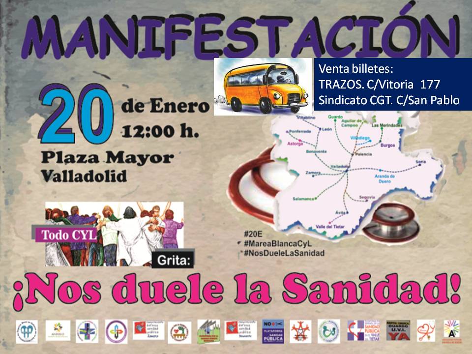 Manifestacion «Nos duele la sanidad»