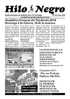 Hilo Negro 241. Asamblea General del Sindicato 2018 Domingo 4 de febrero