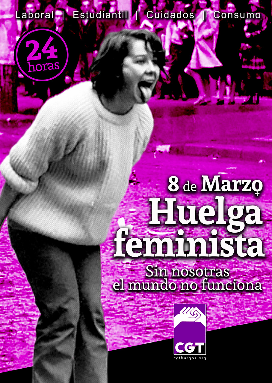 8 de Marzo de 2018. Día Internacional de la Mujer Trabajadora. Huelga General Feminista