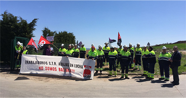 Desconvocada la huelga en el Centro de Tratamiento de Residuos de Abajas tras alcanzar un acuerdo laboral