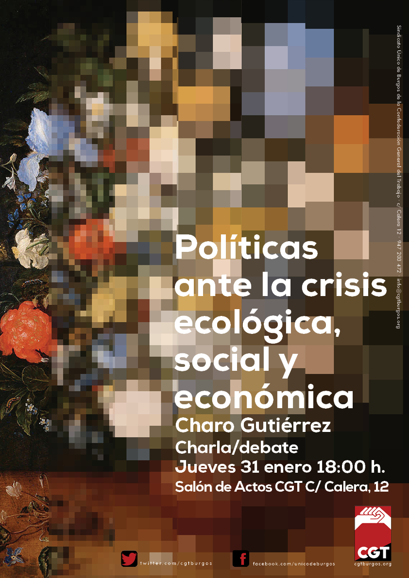 Charla-debate “Políticas ante la crisis ecológica, social y económica”