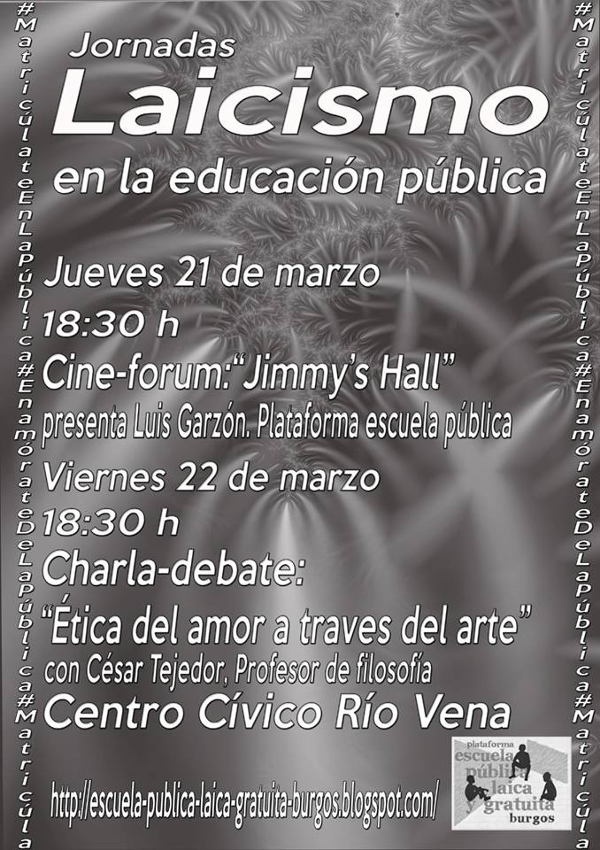 JORNADAS LAICISMO EN LA EDUCACIÓN PÚBLICA