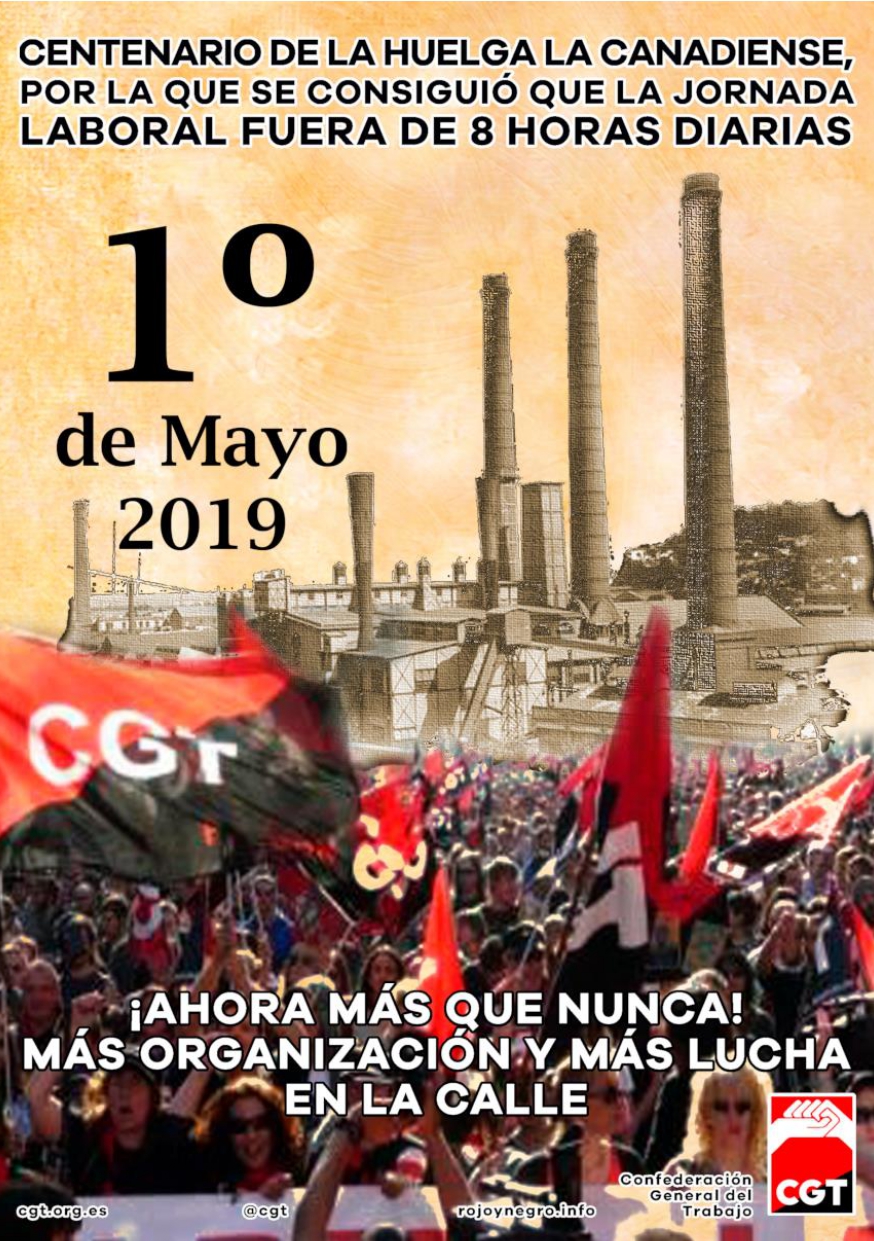 1º de mayo. Ahora mas que nunca, mas organización, mas lucha.