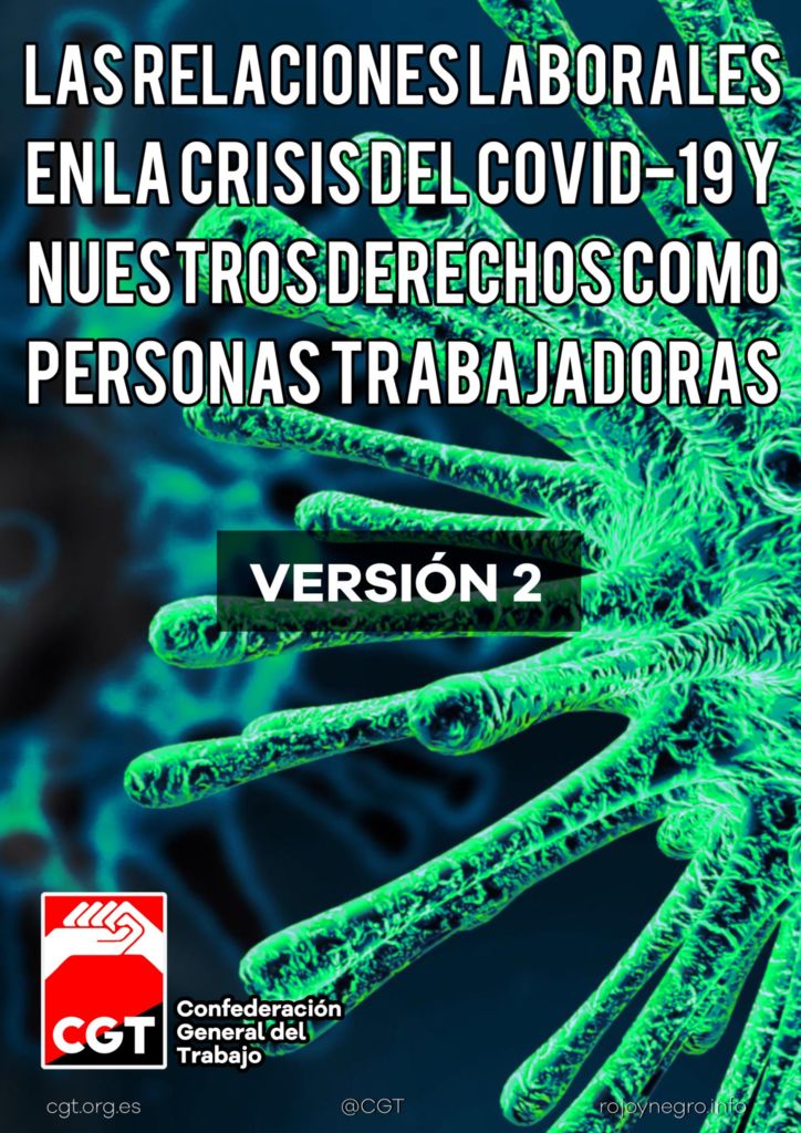 Guía Laboral en la crisis del COVID19-2 y  nuestros derechos como personas trabajadoras