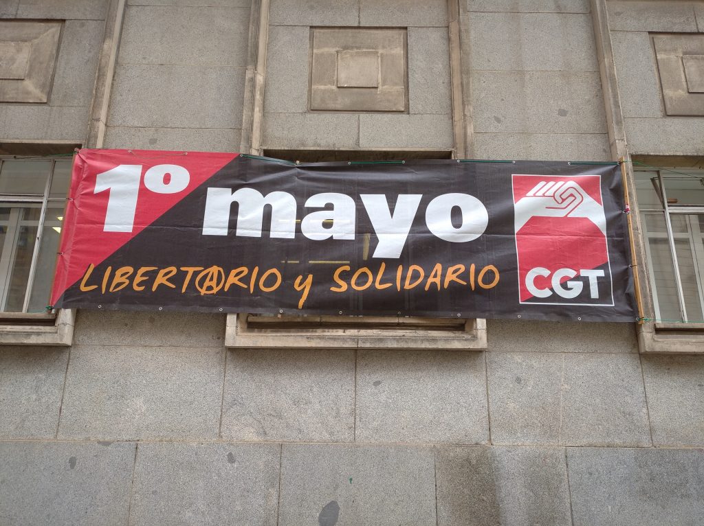 Pancarta 1º de mayo