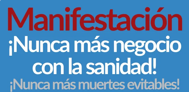 Sábado 17 de octubre, manifestación: DERECHO A LA SALUD