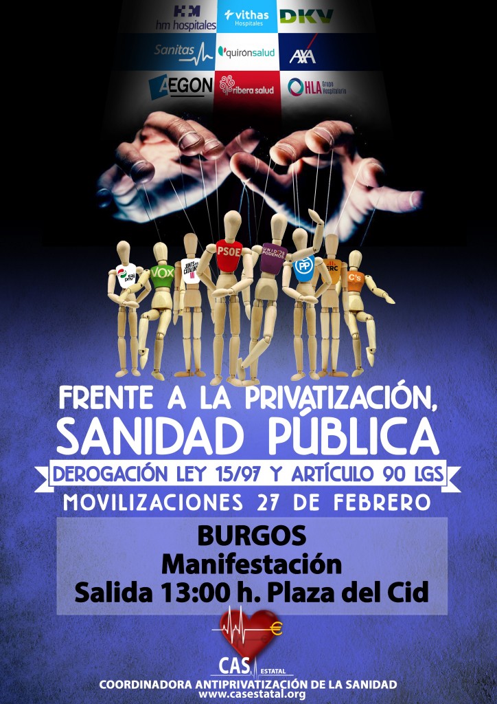 Cartes manifestacion sanidad