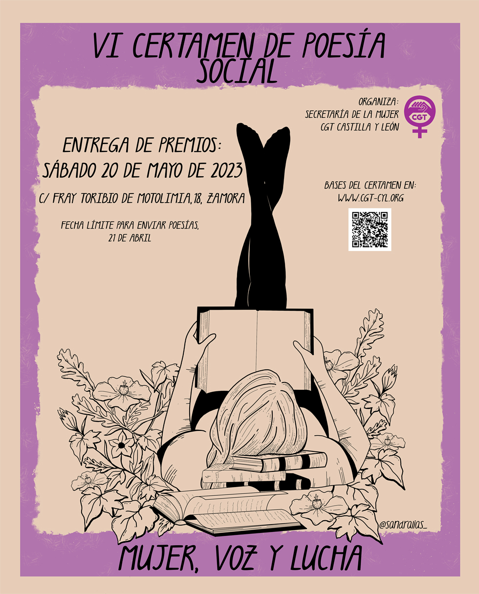 VI CERTAMEN DE POESÍA SOCIAL: “MUJER, VOZ y LUCHA”