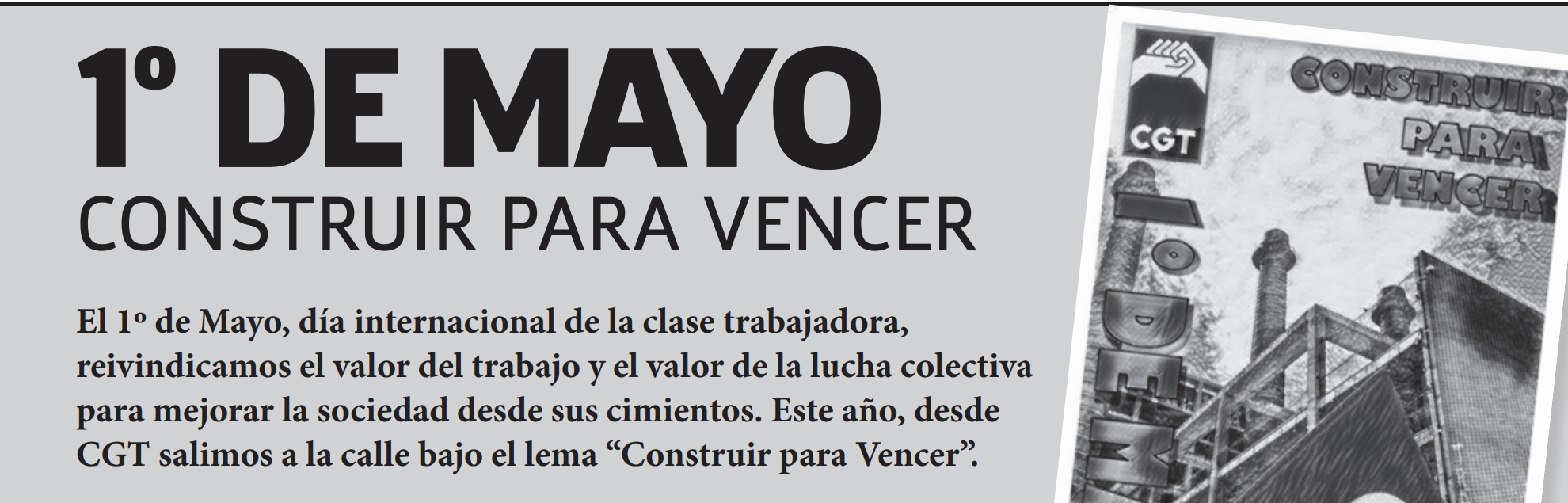 Hilo Negro 295 abril 2023: «1 de mayo, Construir para vencer»