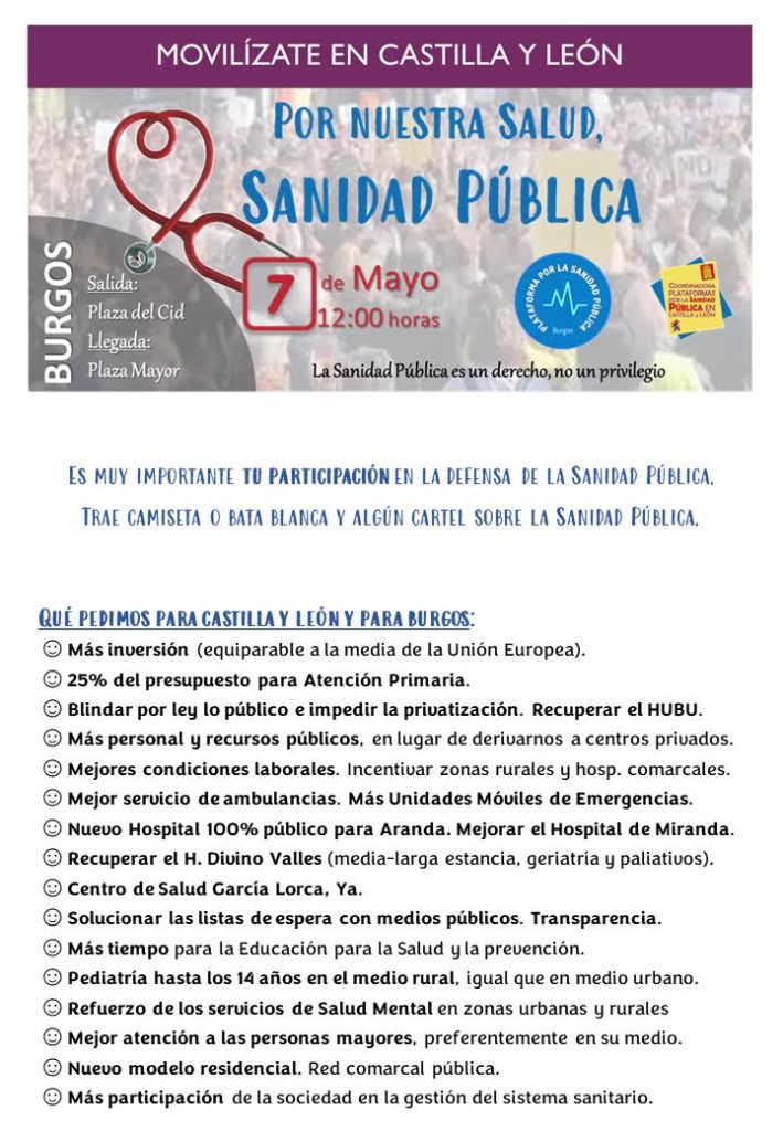 Sanidad Publica mayo 2023