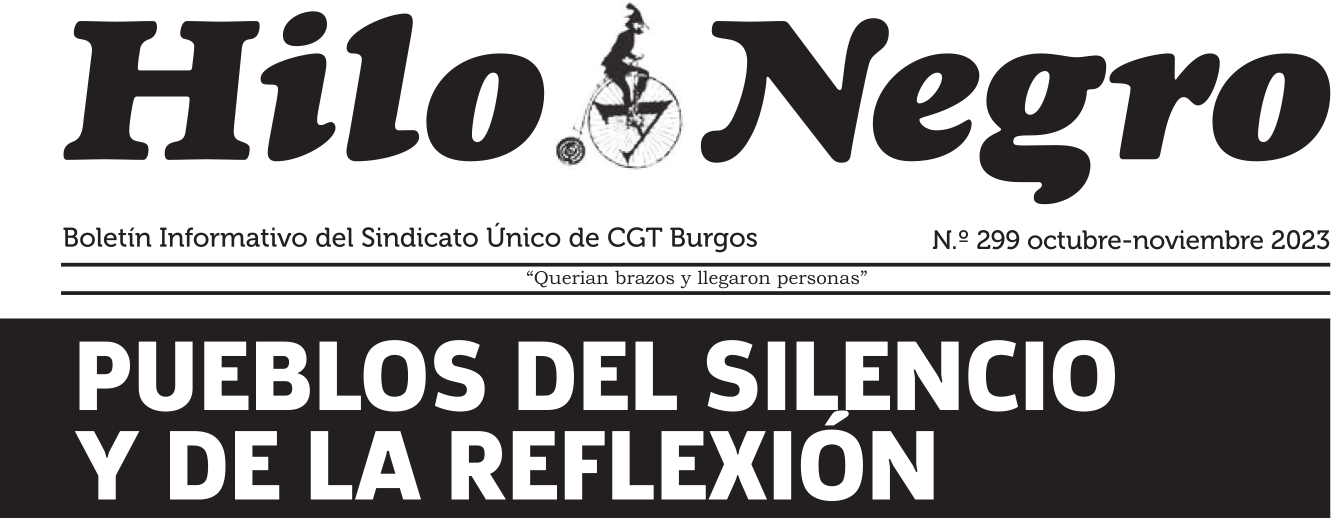 Hilo Negro 299 octubre-noviembre 2023: «Pueblos del silencio y de la reflexión»