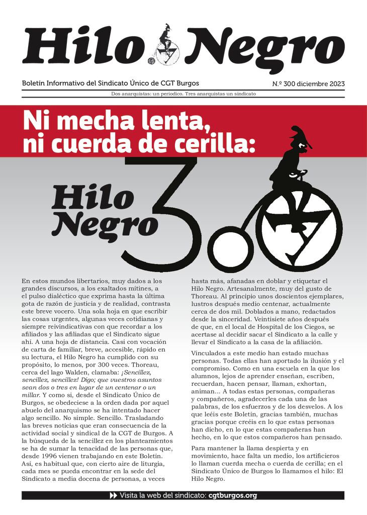 thumbnail of Hilo negro- diciembre 2023 N300 cartel