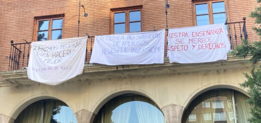 Pancartas huelga